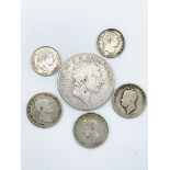A quantity of Georgian silver coins
