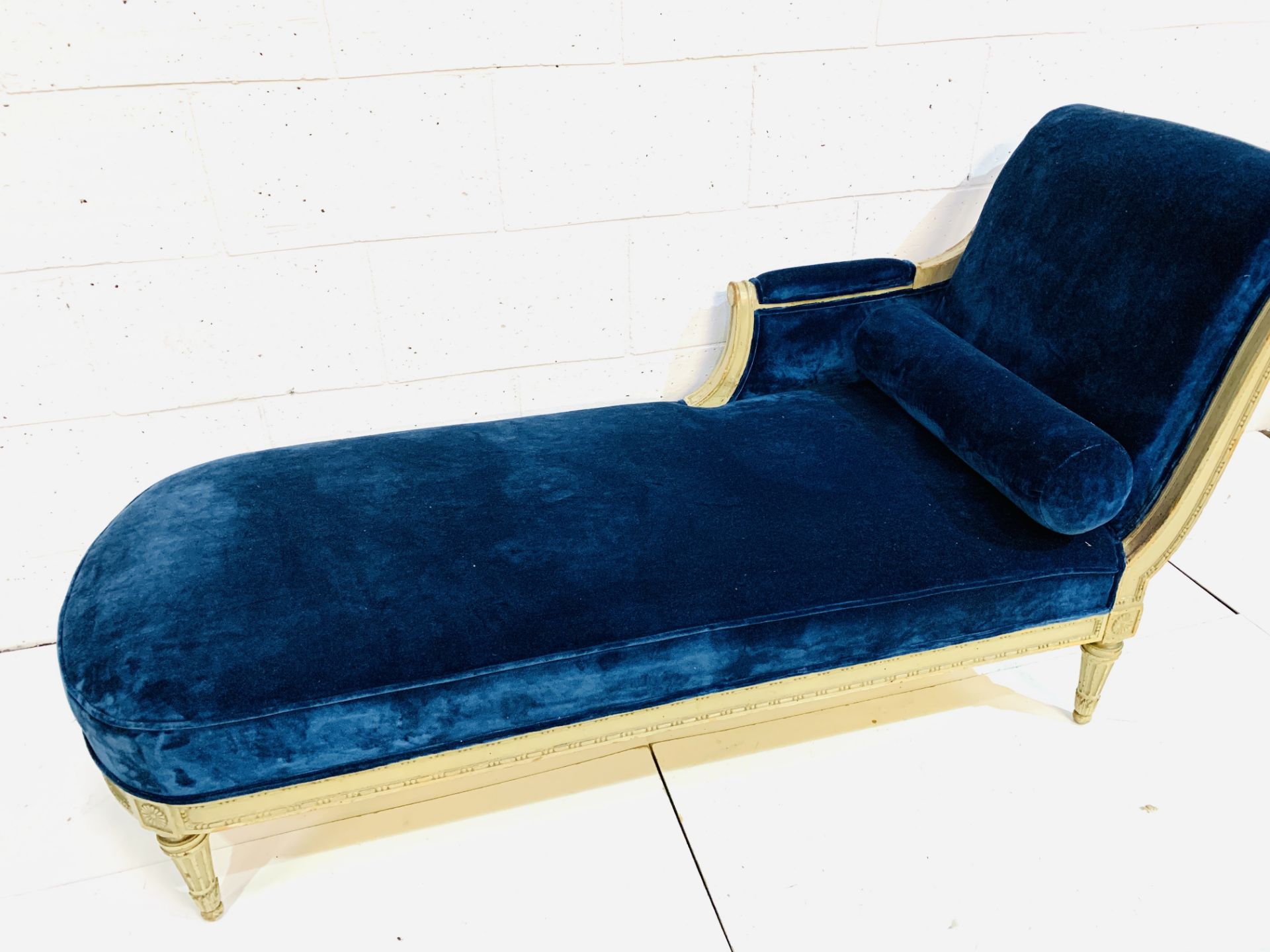 French Empire style chaise longue - Image 3 of 4