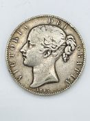 A Victoria silver crown 1845