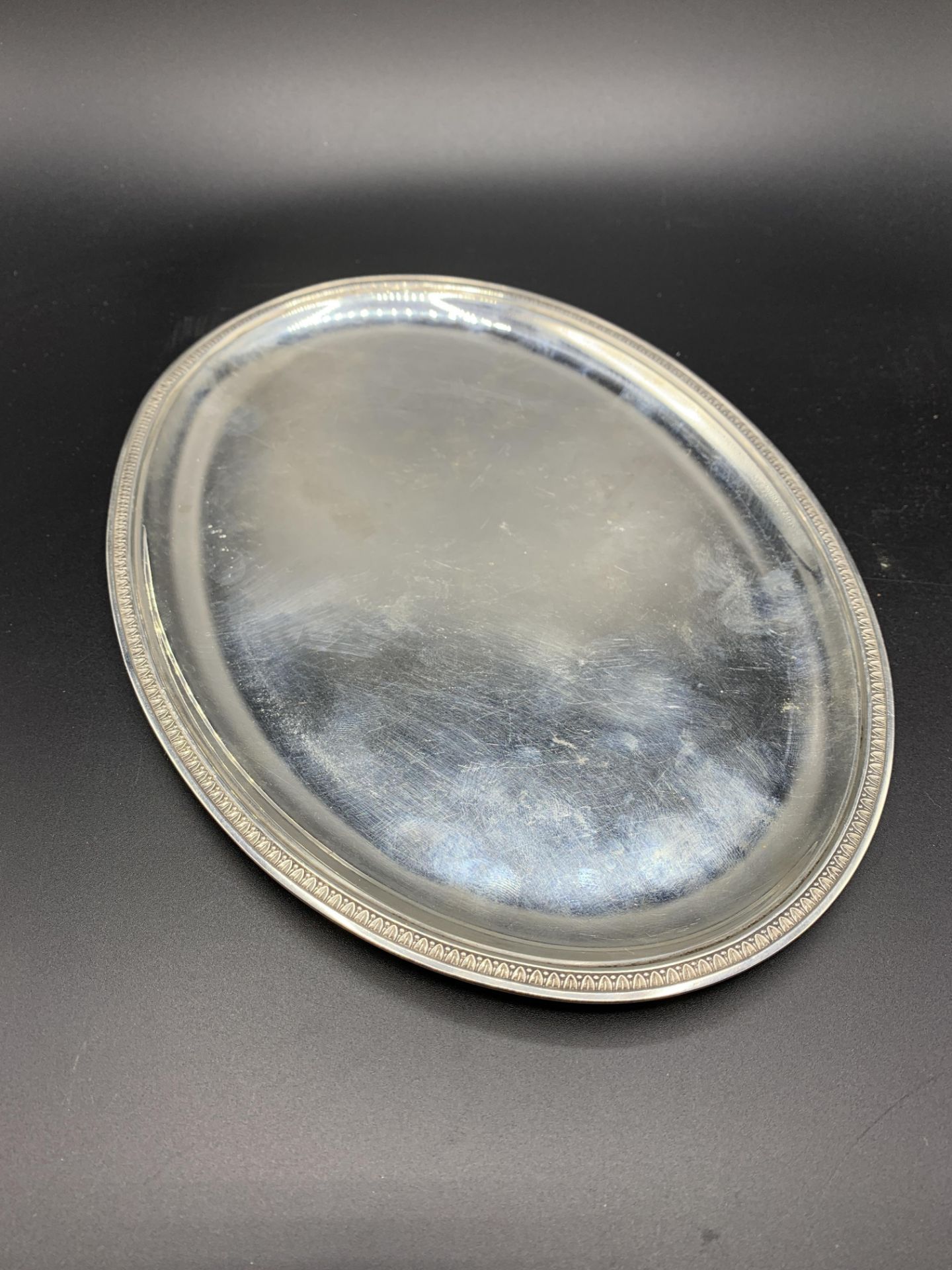 Early 20th century French silver salver - Image 3 of 3