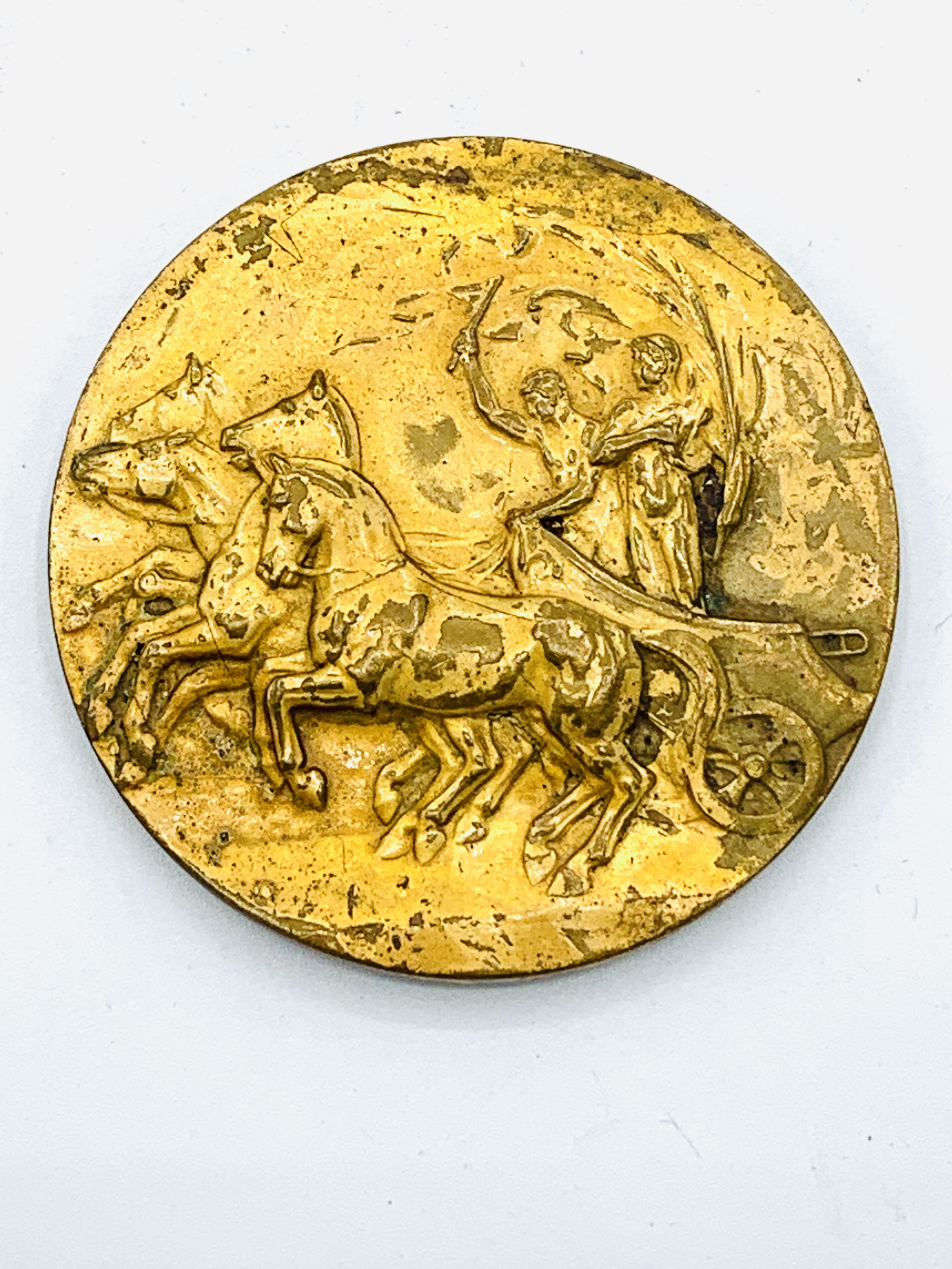 1948 Olympics participation medal - Image 2 of 2