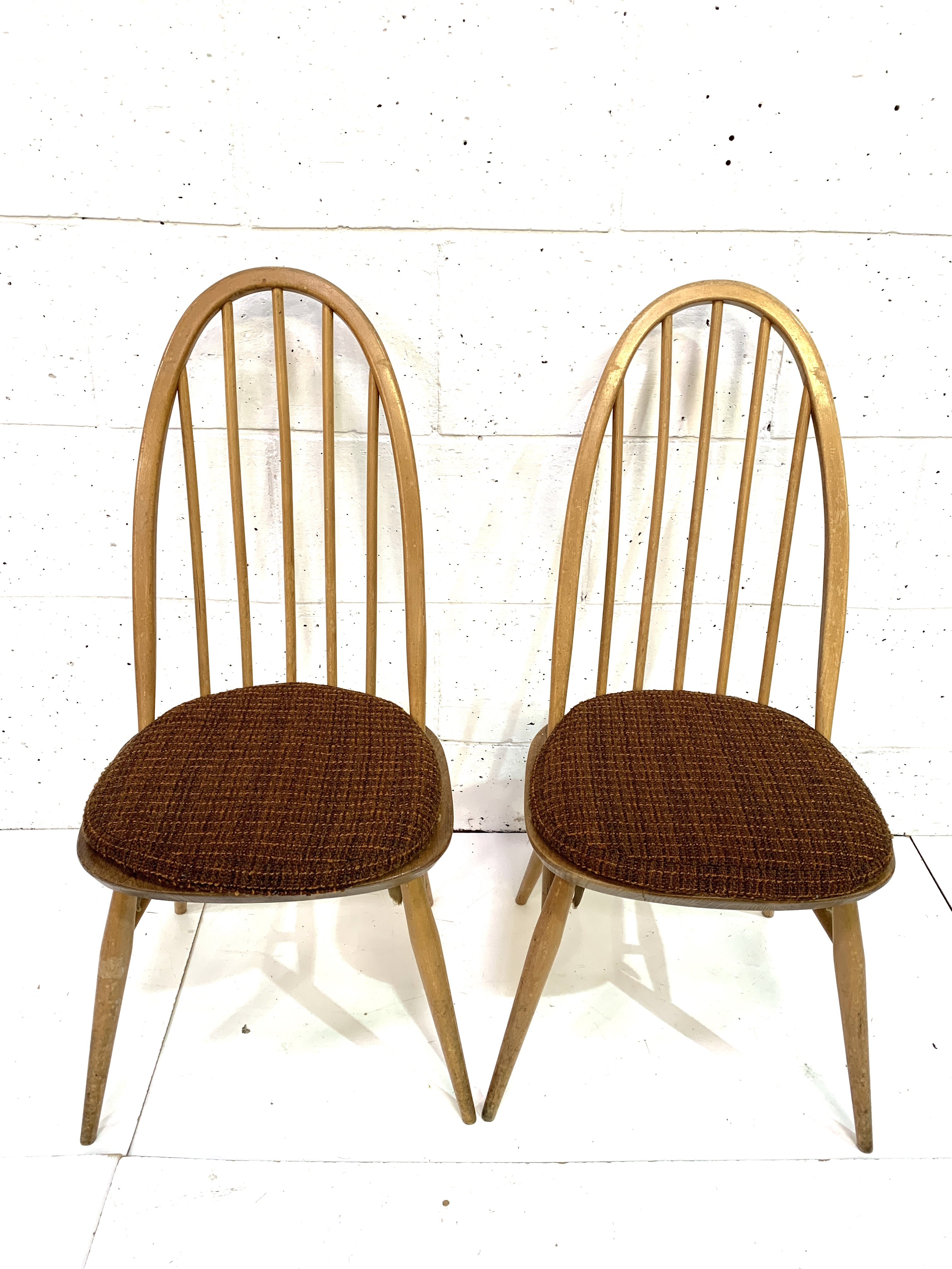 Pair of Ercol rail back chairs - Image 3 of 6