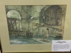 Framed and glazed print by William Russell Flint