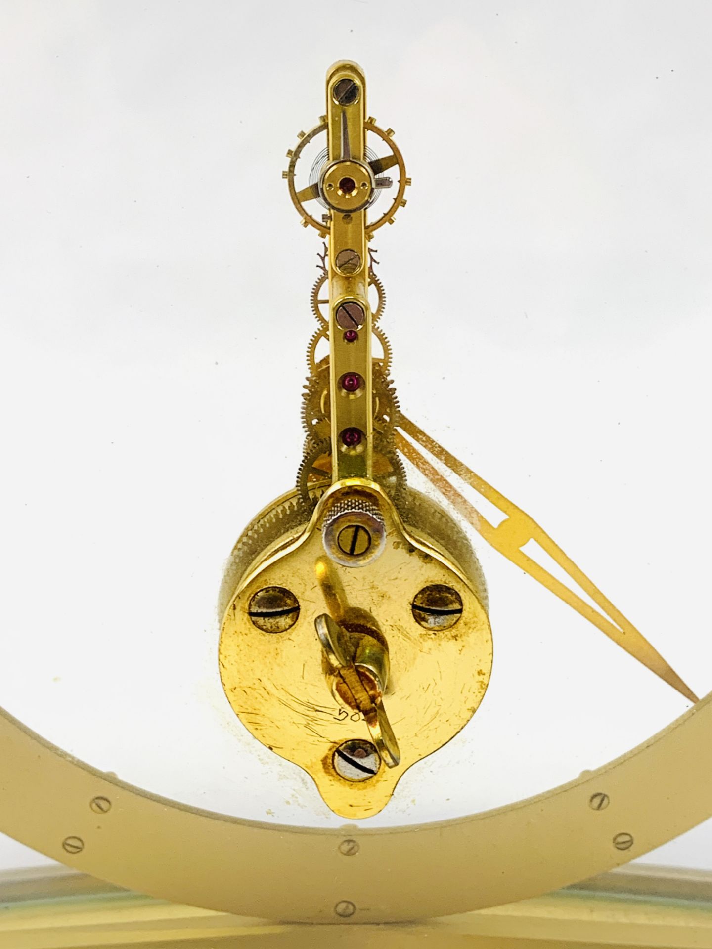 A brass carriage clock - Image 4 of 9