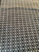 Very large geometric pattern wool carpet,