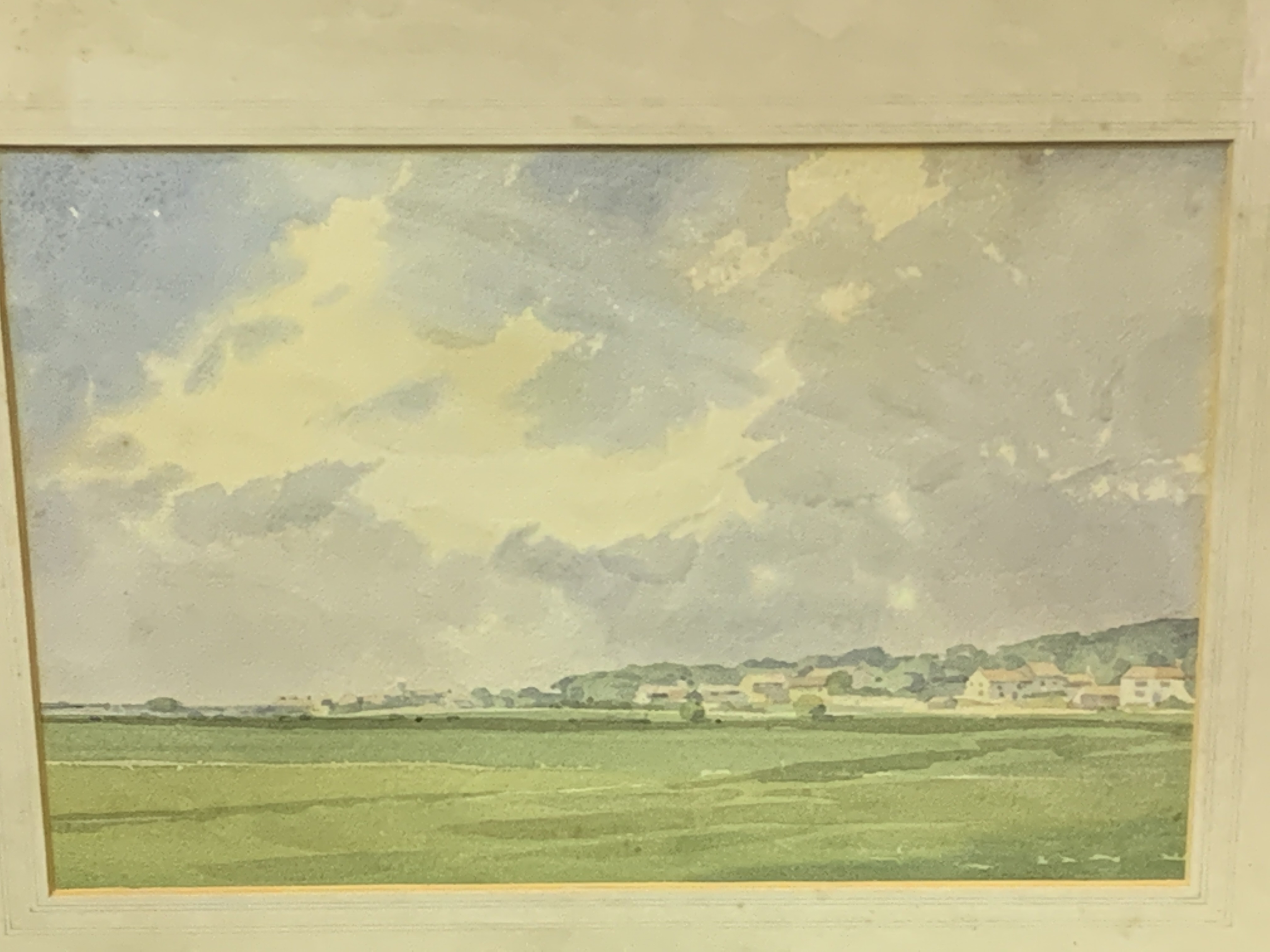 Two rural landscape watercolours by A.M. Carr and F.N. Colwell. - Image 4 of 4