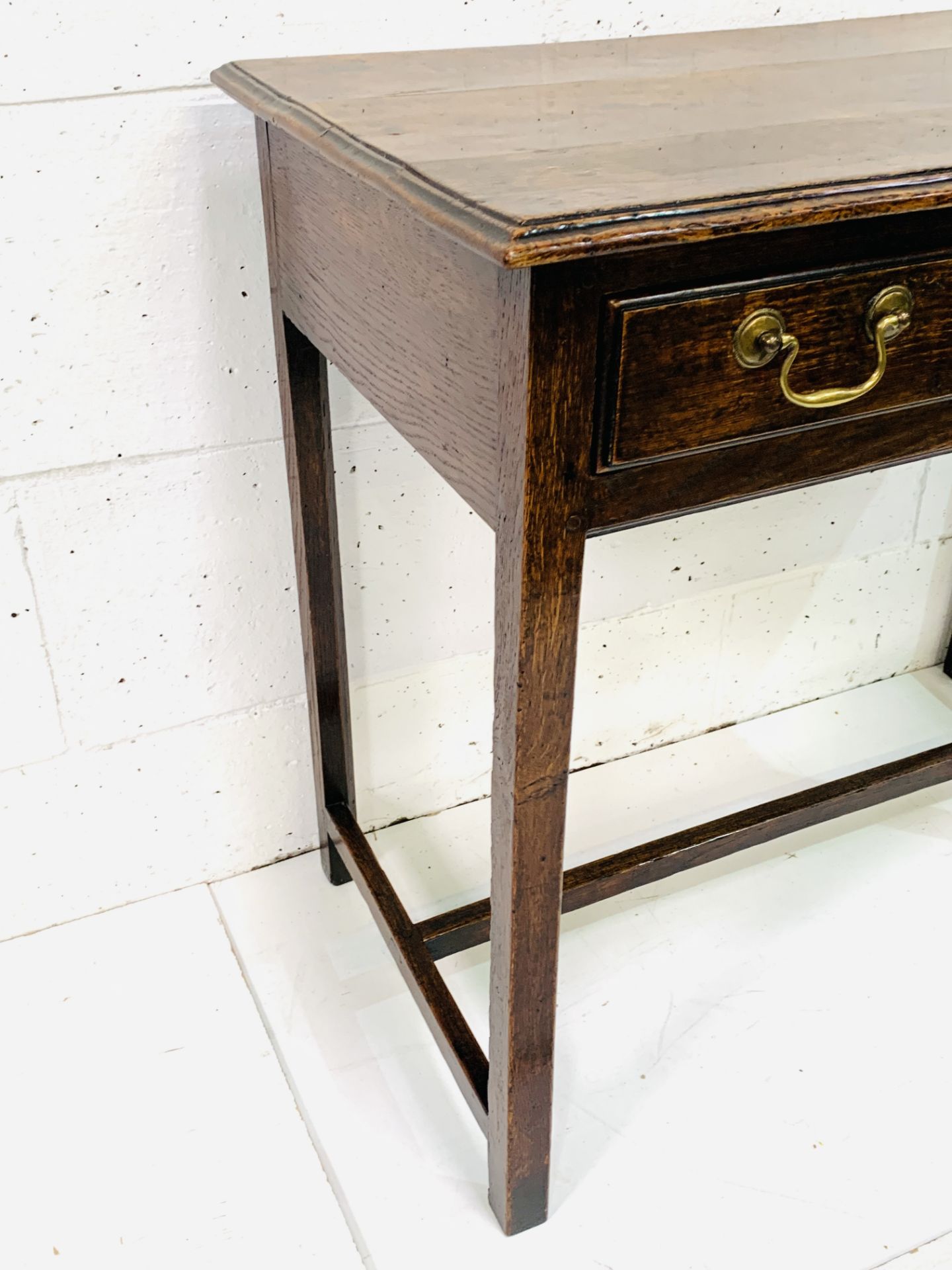 Georgian oak side table - Image 7 of 7