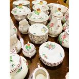 A large quantity of Luneville tableware