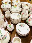 A large quantity of Luneville tableware