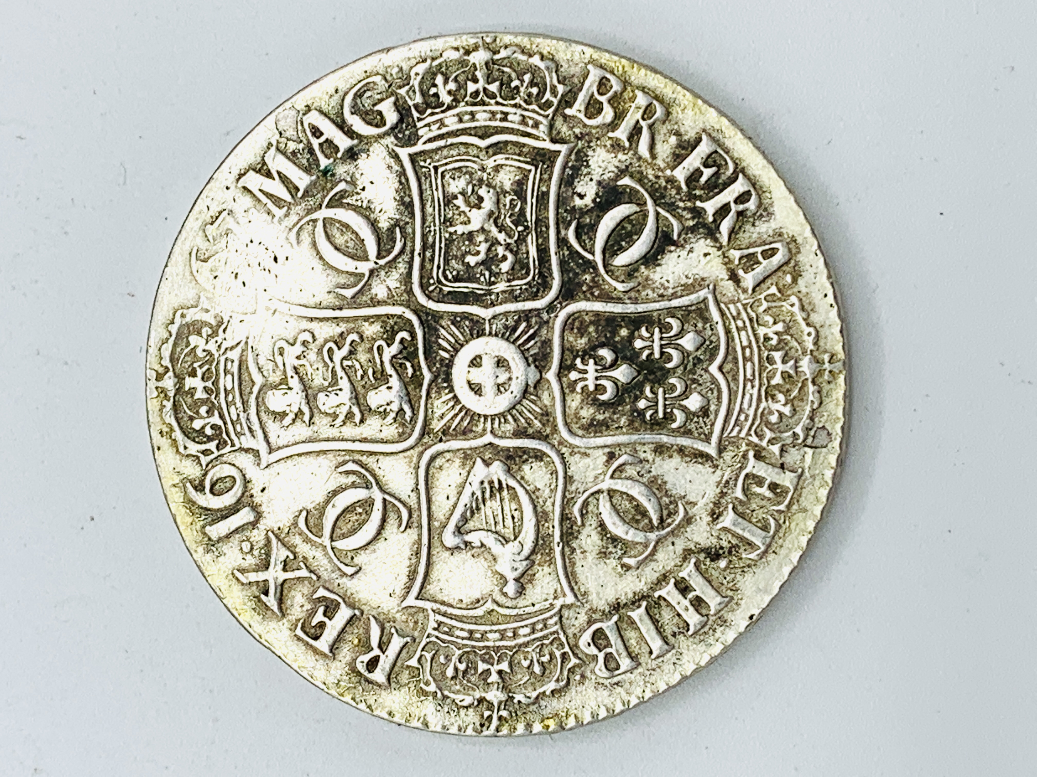 Charles II silver crown 1667 - Image 2 of 3