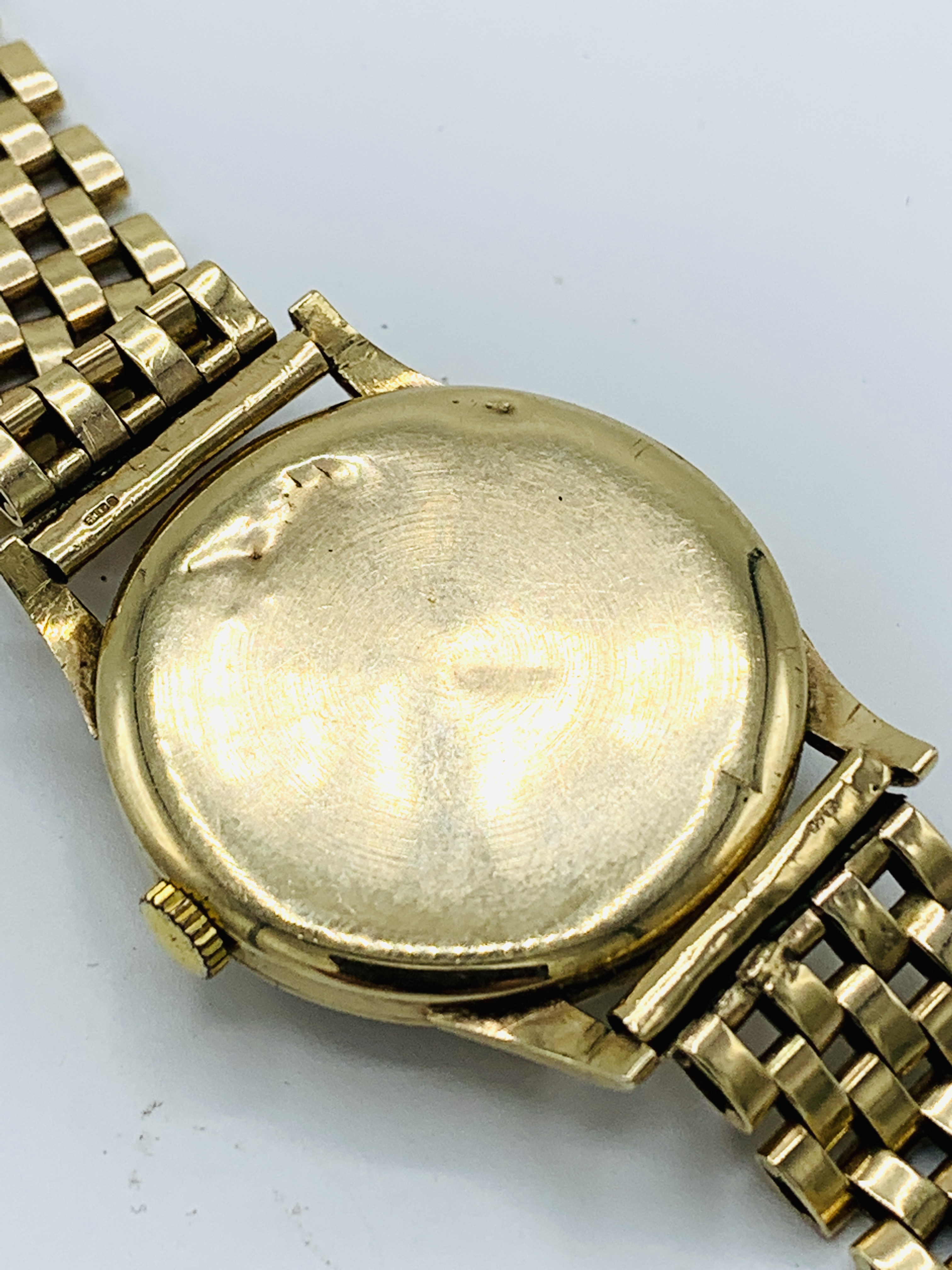 Lanco wrist watch with 9ct gold strap - Image 3 of 5