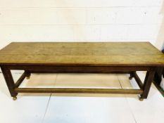 Oak refectory table