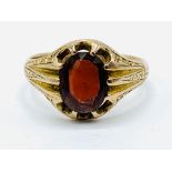 Edwardian 9ct gold ring