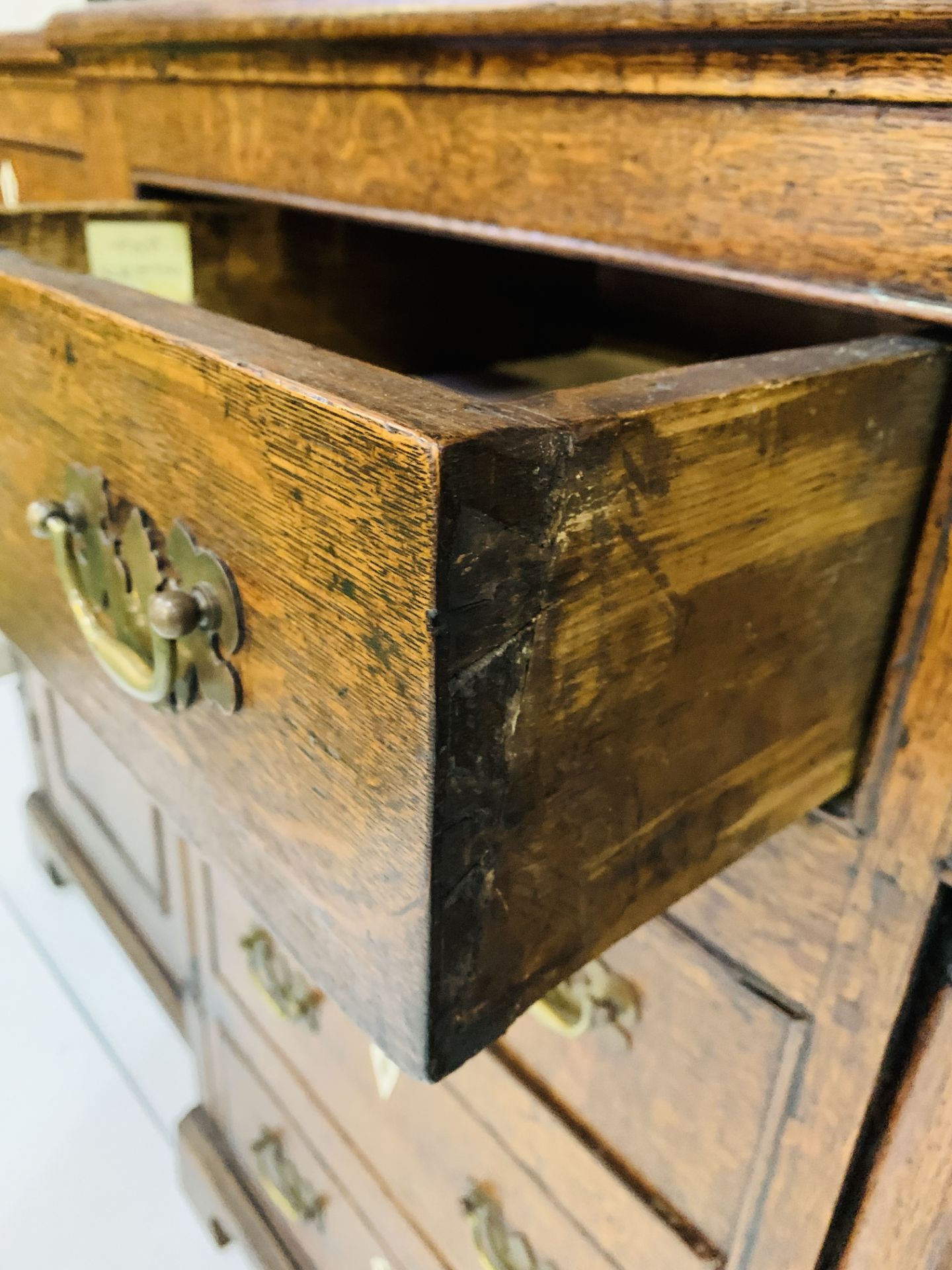 Georgian oak breakfront dresser - Image 11 of 12