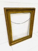 Gilt wood and plaster decorative picture frame