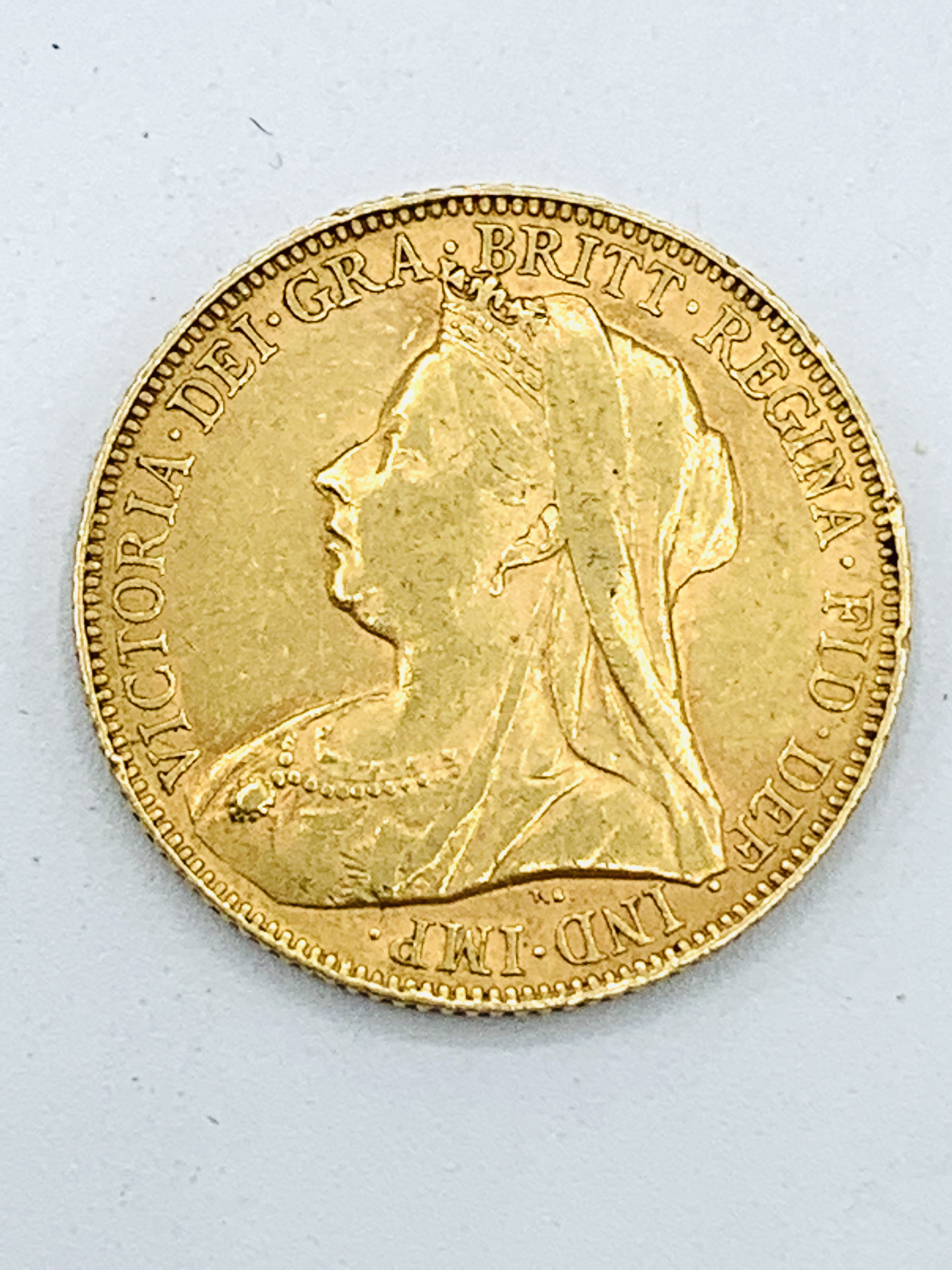 1900 Gold Sovereign - Image 2 of 2