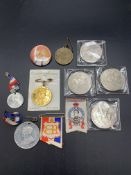 A collection of coronation and commemorative medals