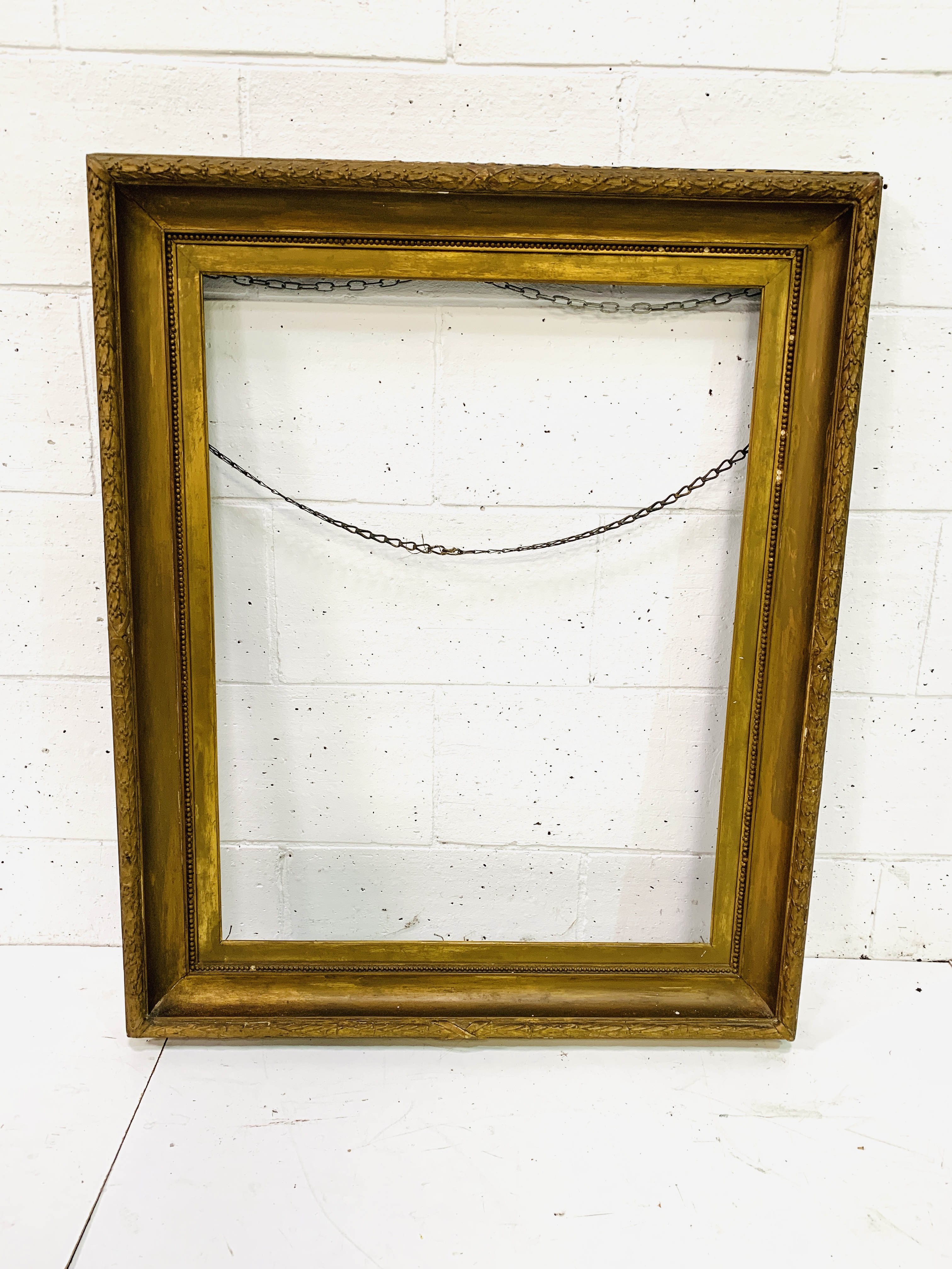 Gilt wood and plaster decorative picture frame - Image 3 of 3