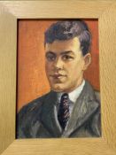 Oil on board portrait of Lt Alexander Spearman