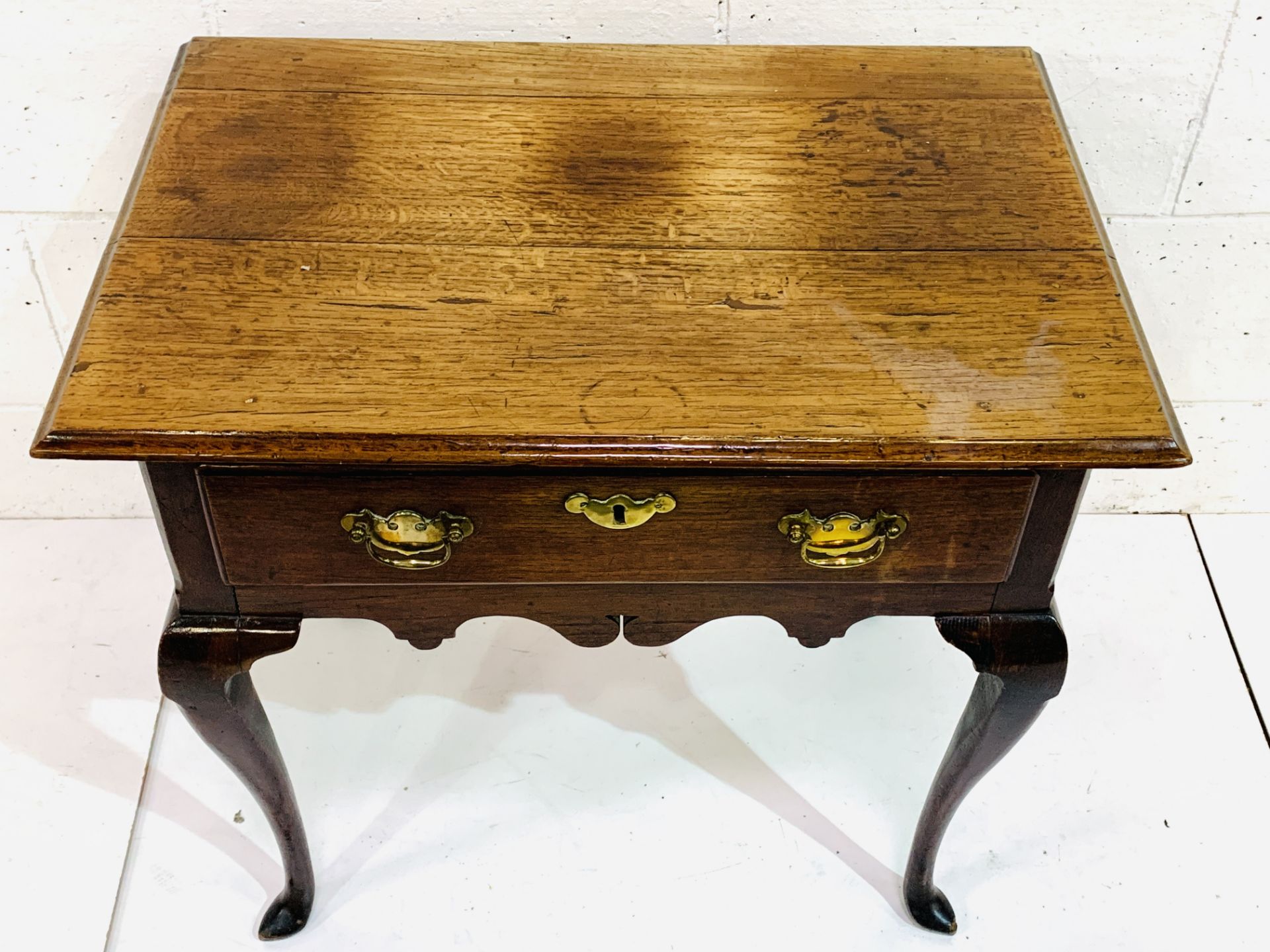 Georgian mahogany side table - Image 4 of 5