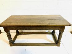 17th century oak refectory table