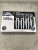 Twelve piece Russell Hobbs steak knife and fork set