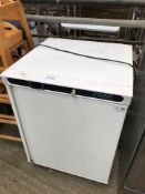 Polar undercounter fridge, white