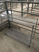 Two tier wire rack