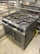 Moorwood vulcan 6 burner convection oven, gas