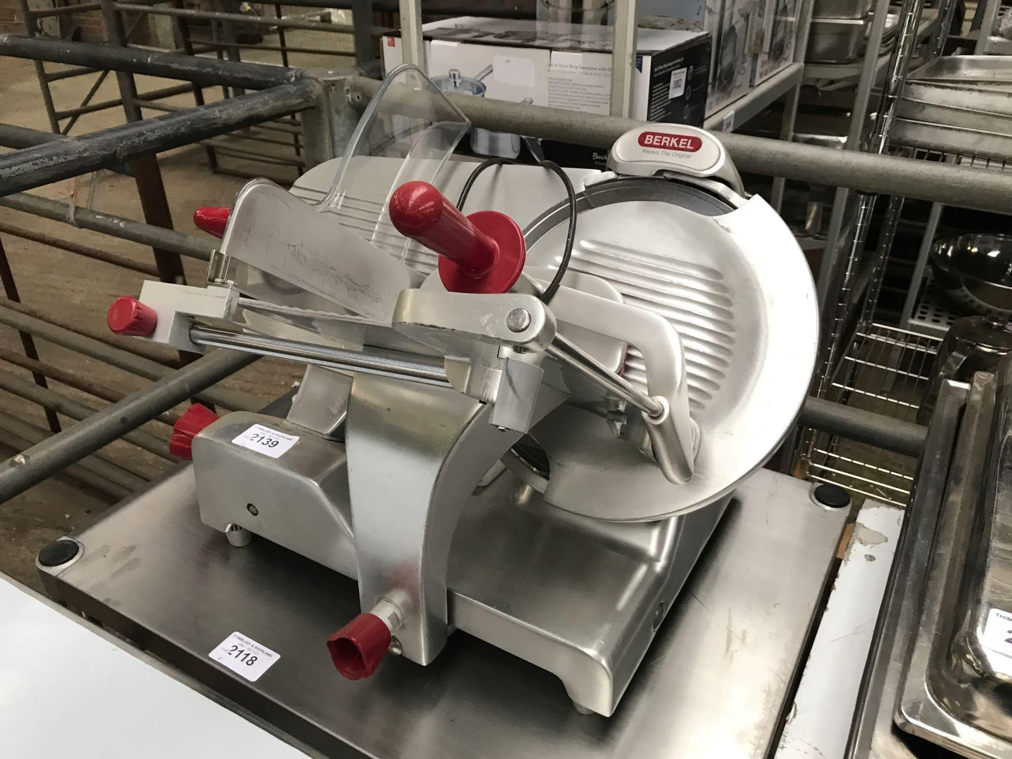 Berkel electric meat slicer