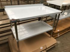 Prep table with under shelf