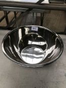 Stainless steel mixing bowl, 46cms.