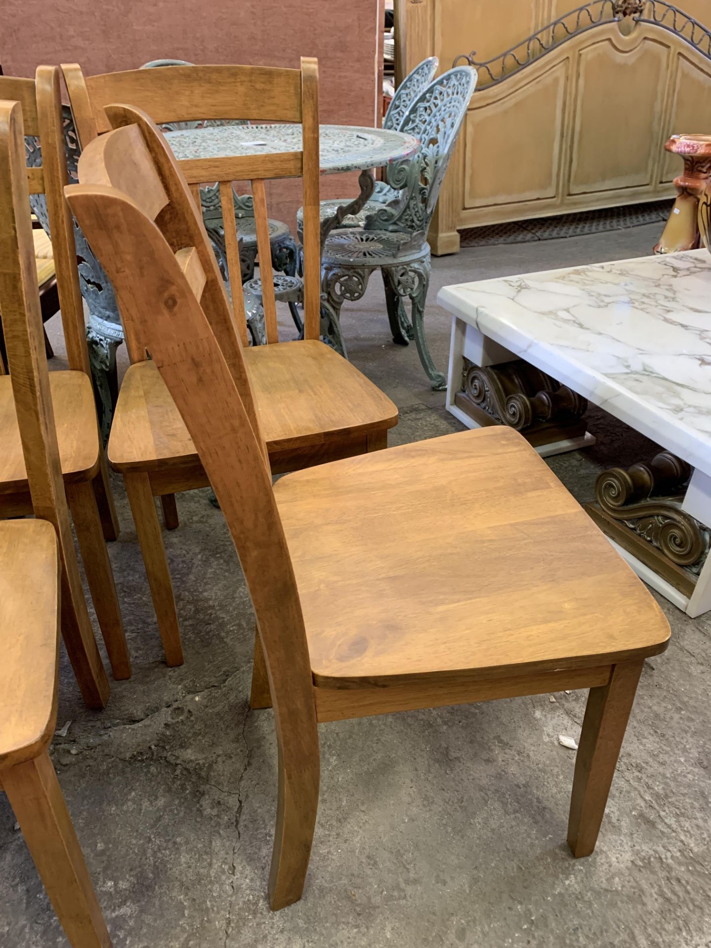 Set of 6 hardwood chairs - Bild 6 aus 7