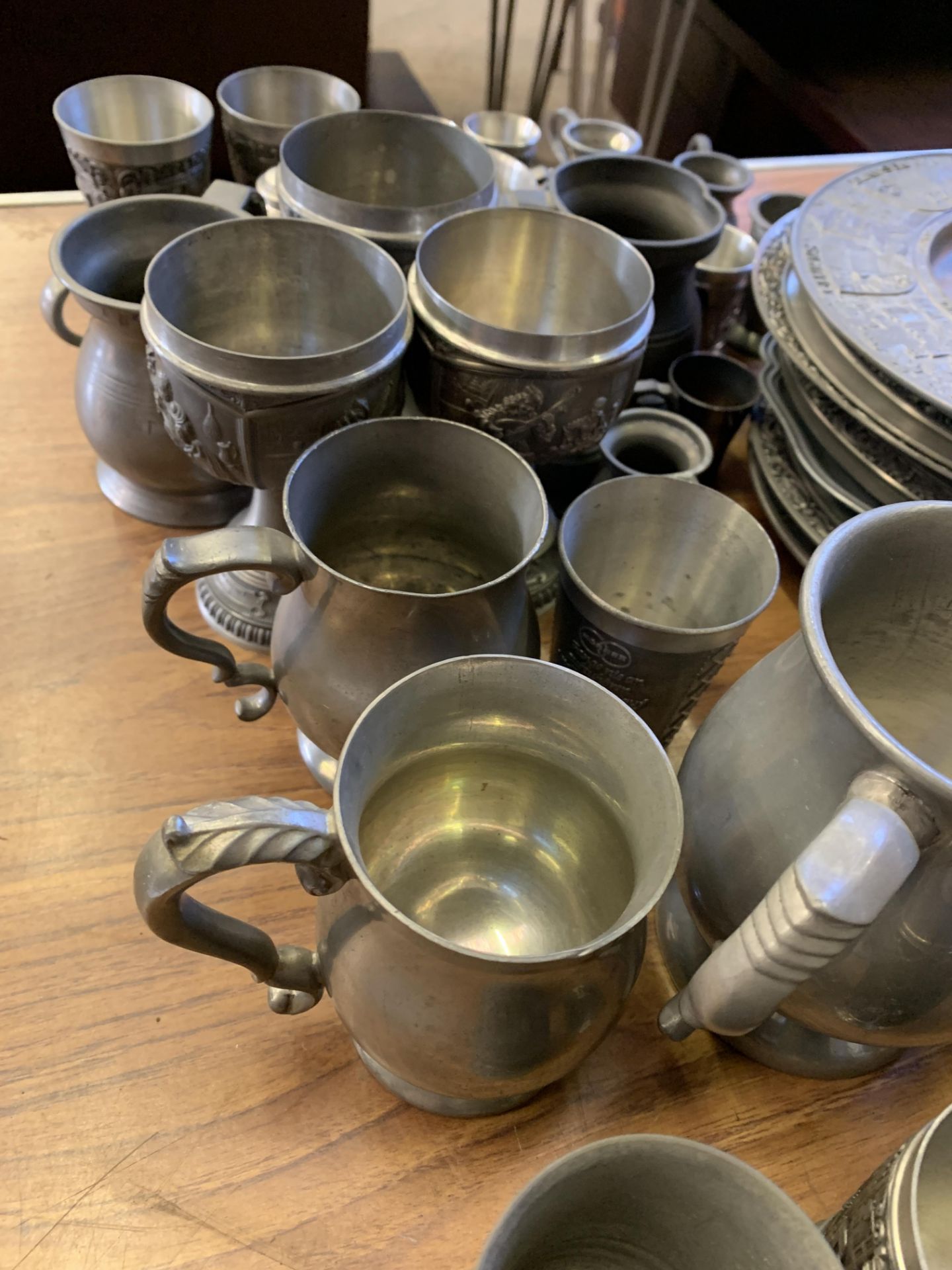 Quantity of pewter items - Bild 4 aus 6