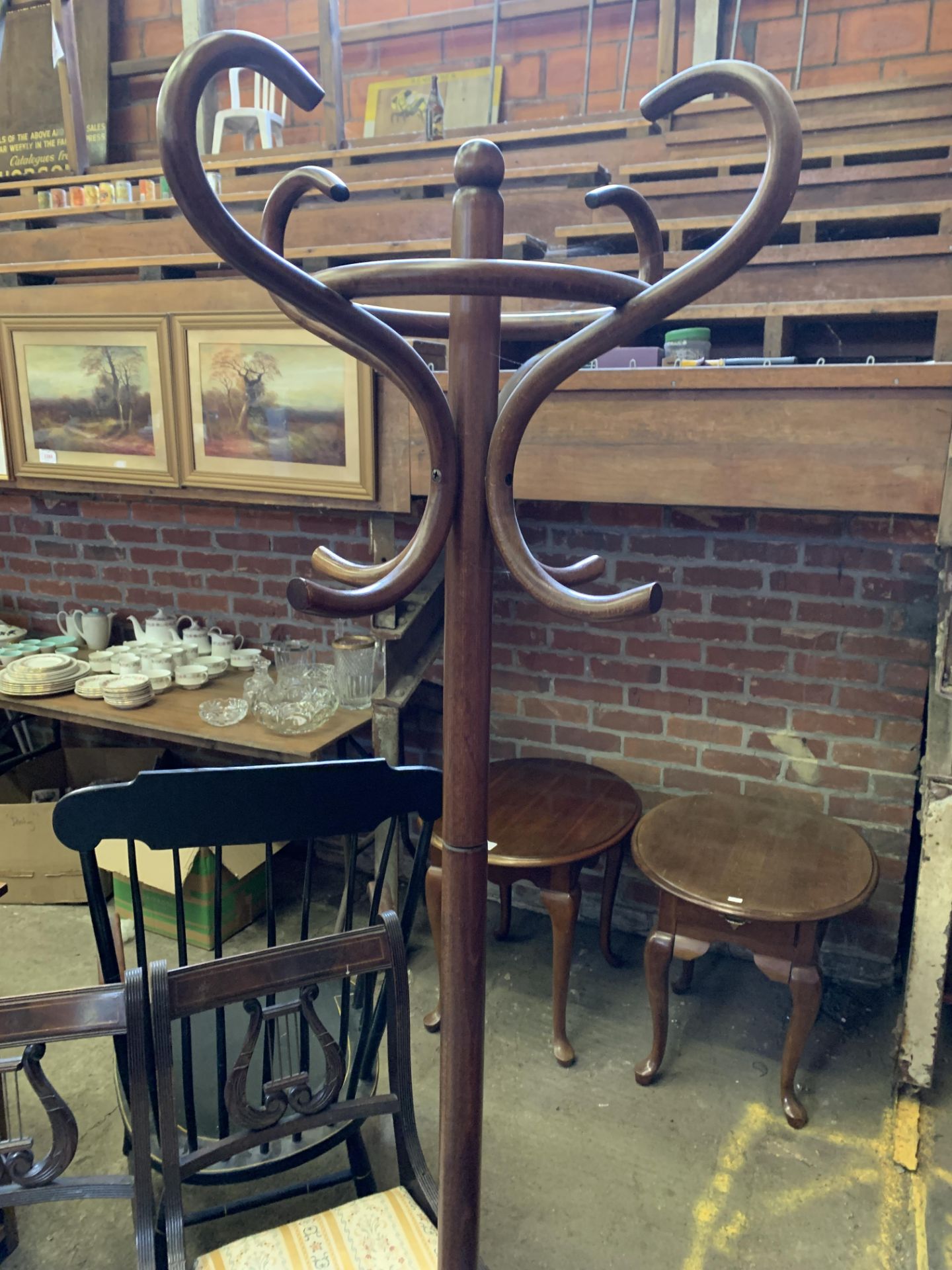 Bentwood hat and coat stand - Image 2 of 5