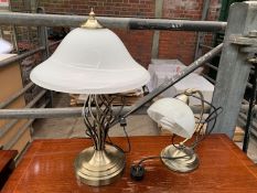 Table lamp and a reading lamp