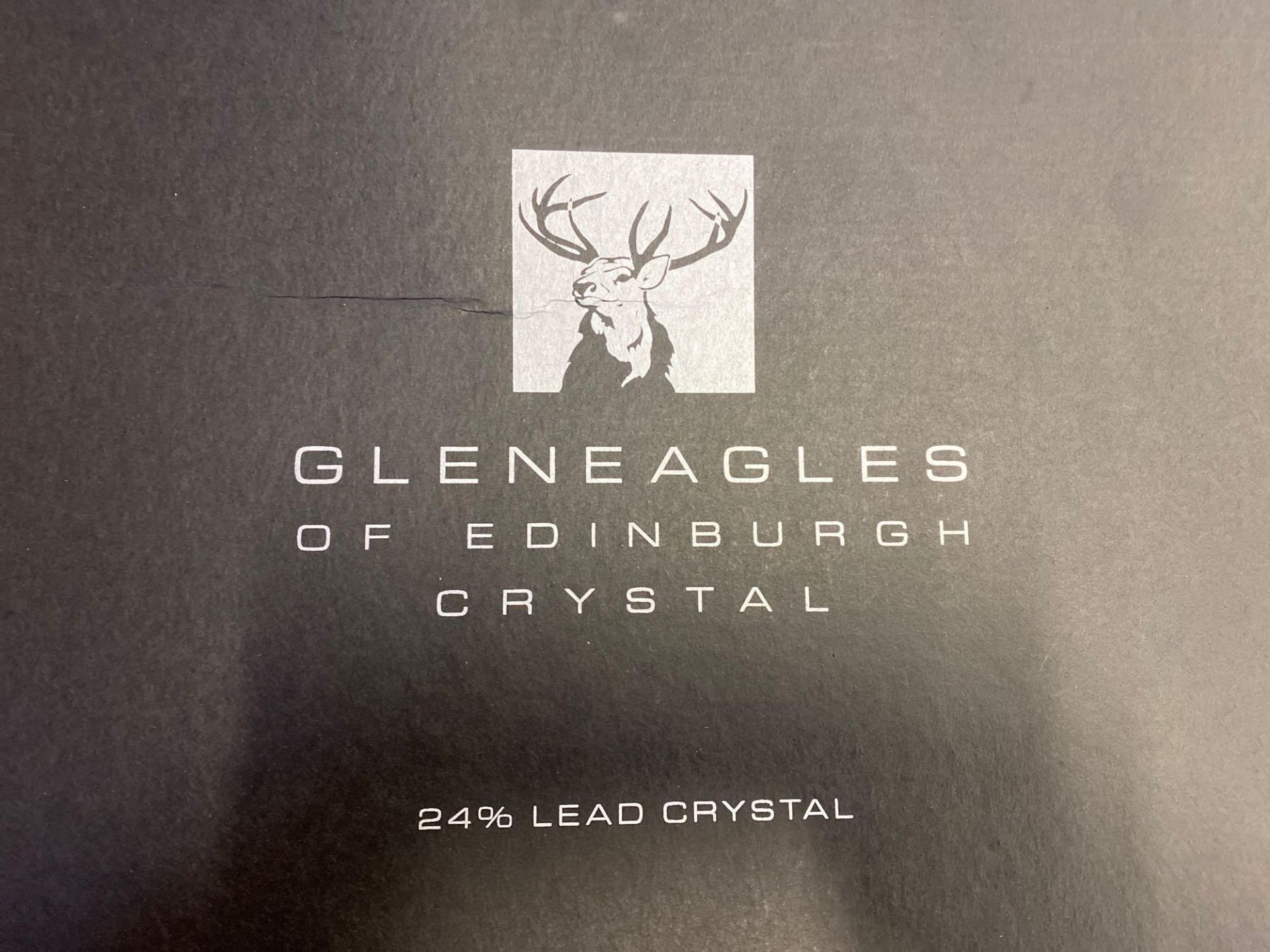 A box containing six Gleneagles of Edinburgh crystal wine glasses - Image 3 of 3