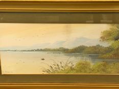 A pair of 19th century Lakeland watercolours in original gilt frames, signed G Needham