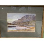 Three framed and glazed watercolours by M Mathews