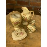 Four items of Royal Worcester and other items