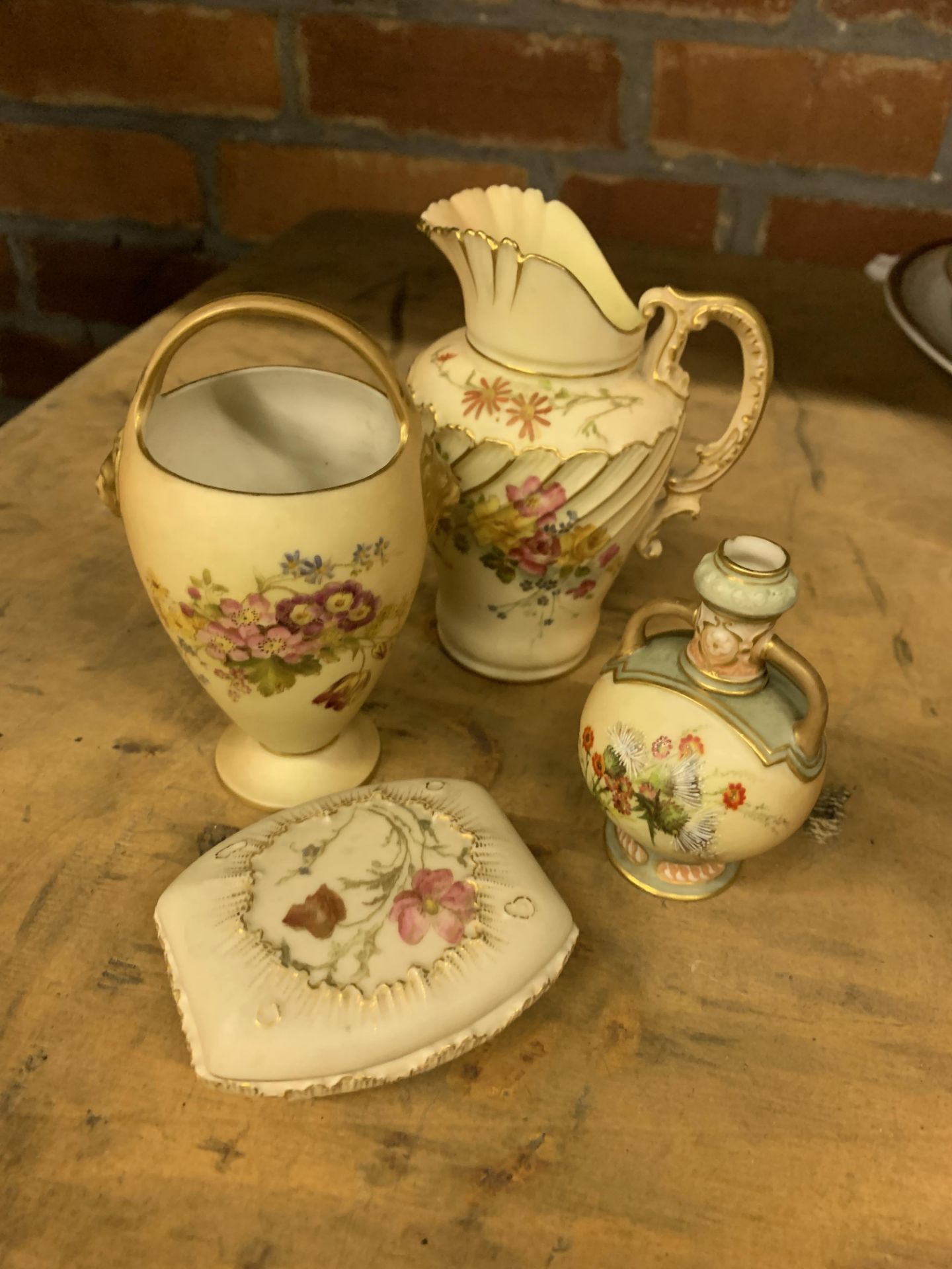 Four items of Royal Worcester and other items