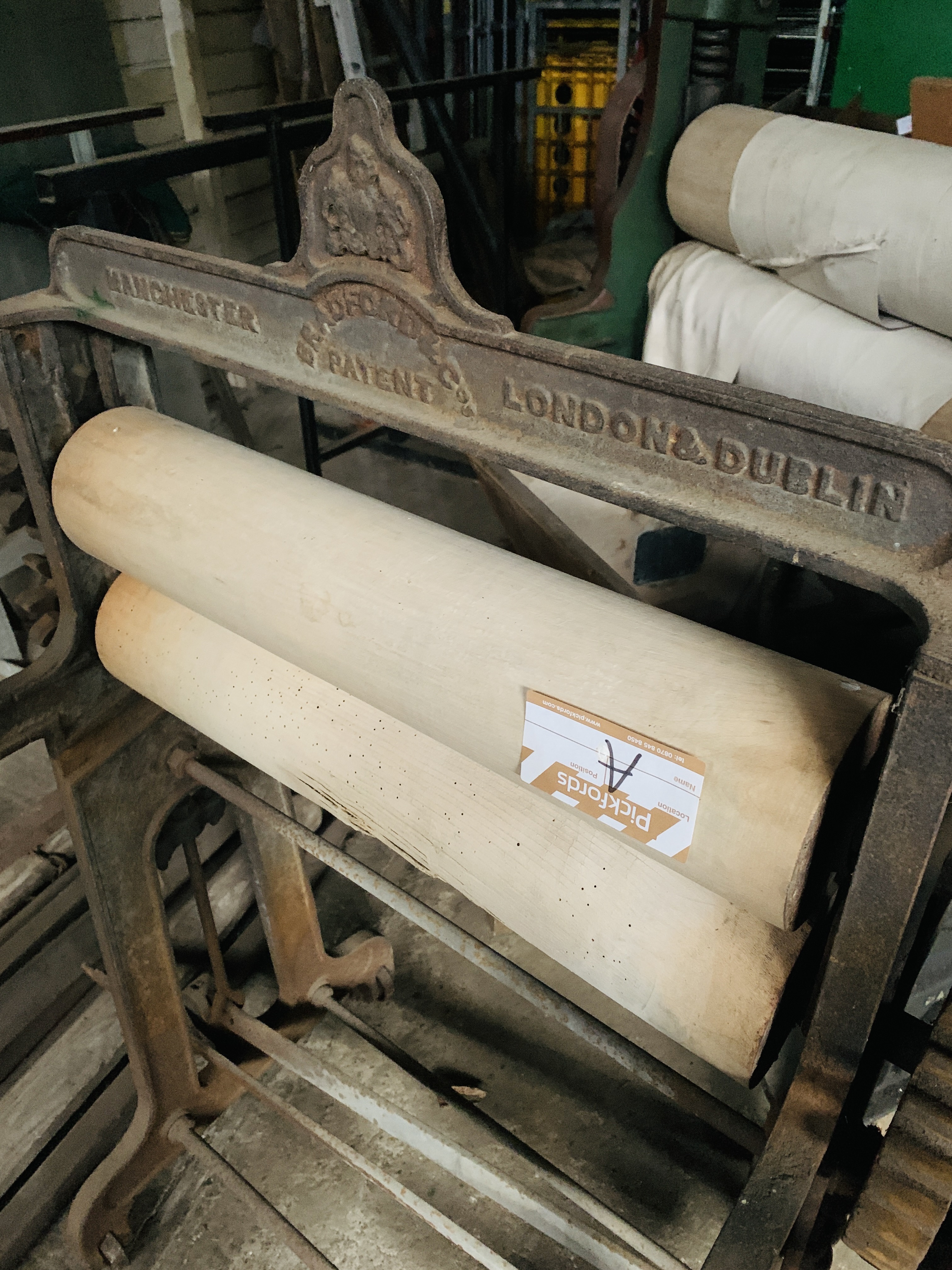 Cast iron laundry mangle circa 1900 - Image 3 of 3