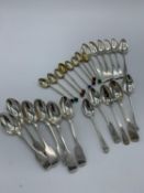 A quantity of silver cutlery