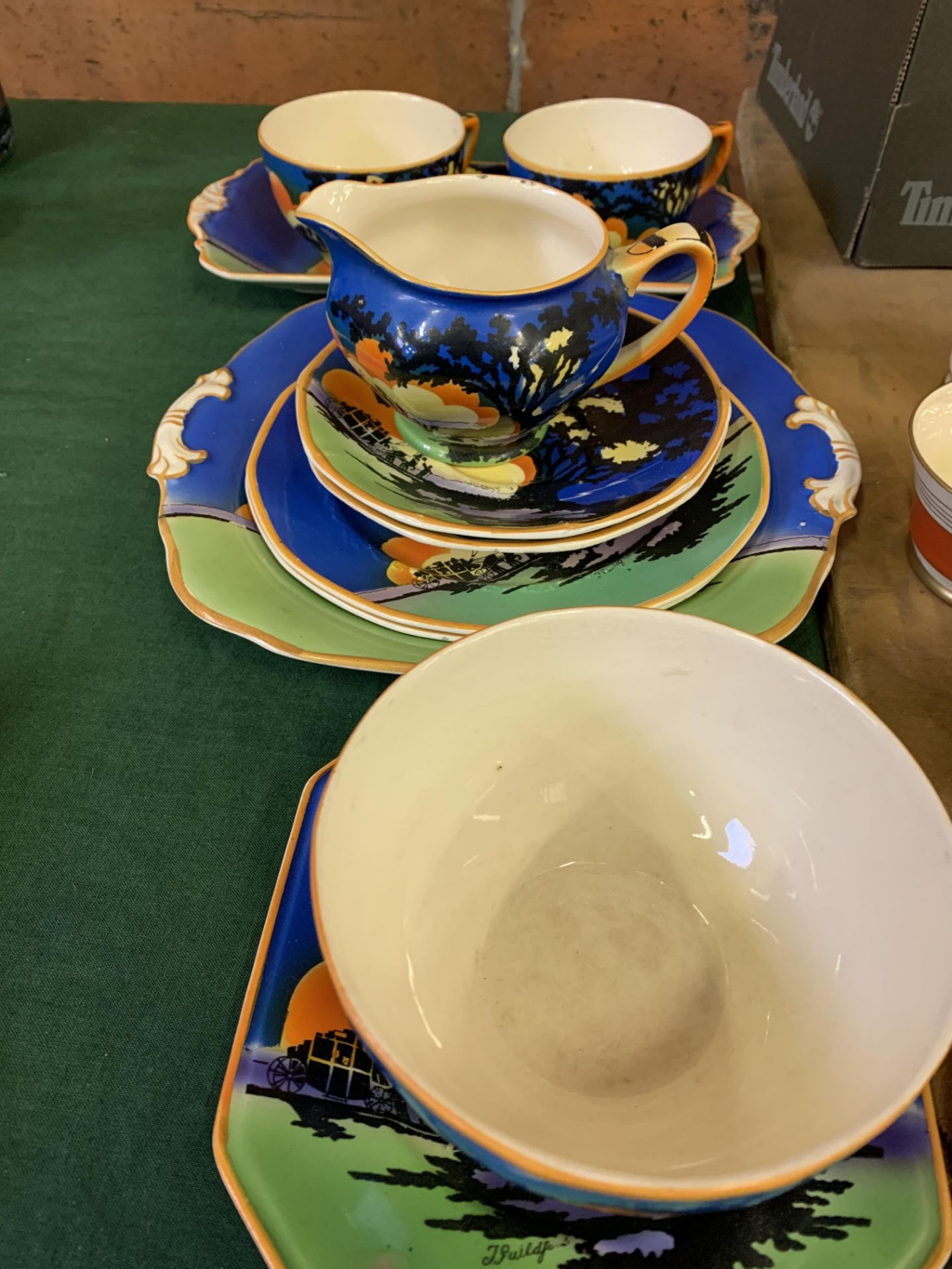 Two Art Deco style part tea sets and another - Image 3 of 7