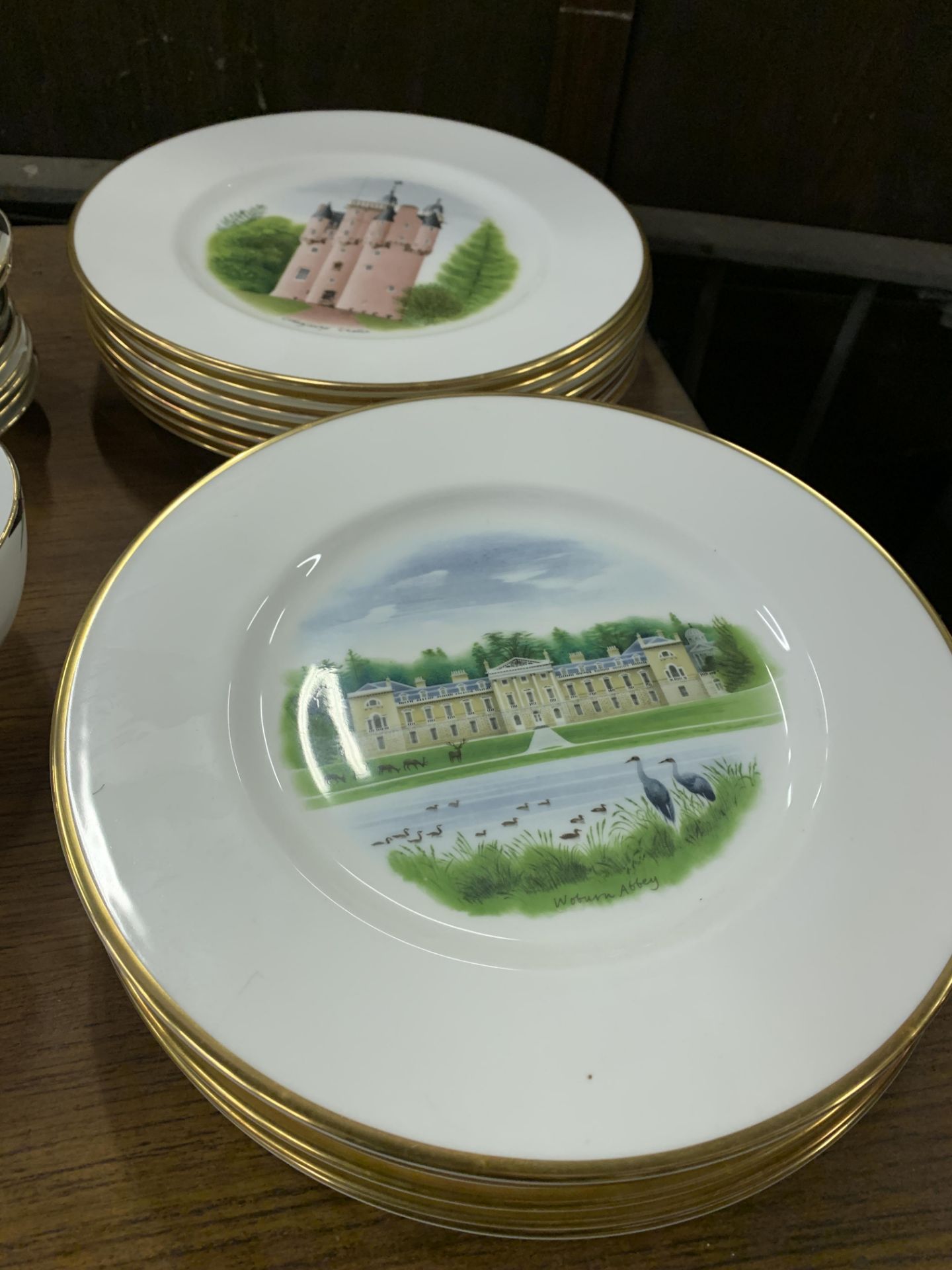 Set of 14 Wedgwood Limited Edition "Castles and Country Houses" plates