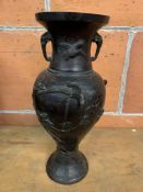 Oriental bronze vase