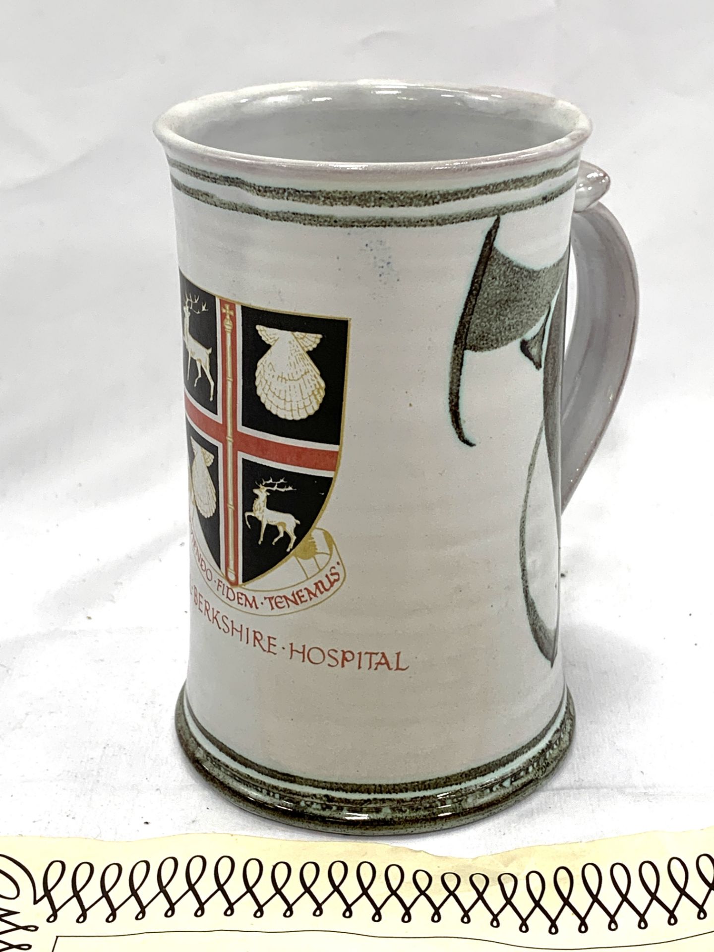 Aldermaston Pottery tankard - Image 5 of 5