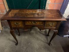 Mahogany console table