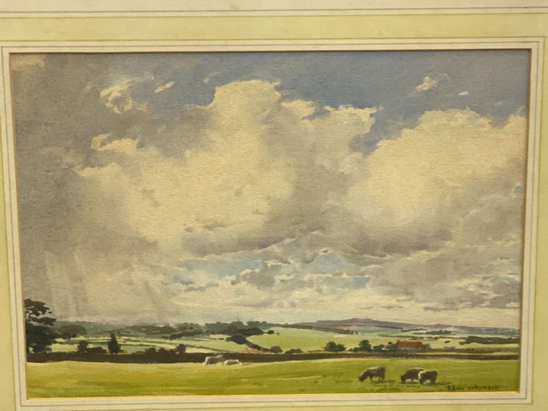 Three framed and glazed watercolours of landscapes signed Bruce Horsfield and another - Bild 3 aus 4