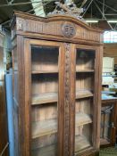 French oak armoire